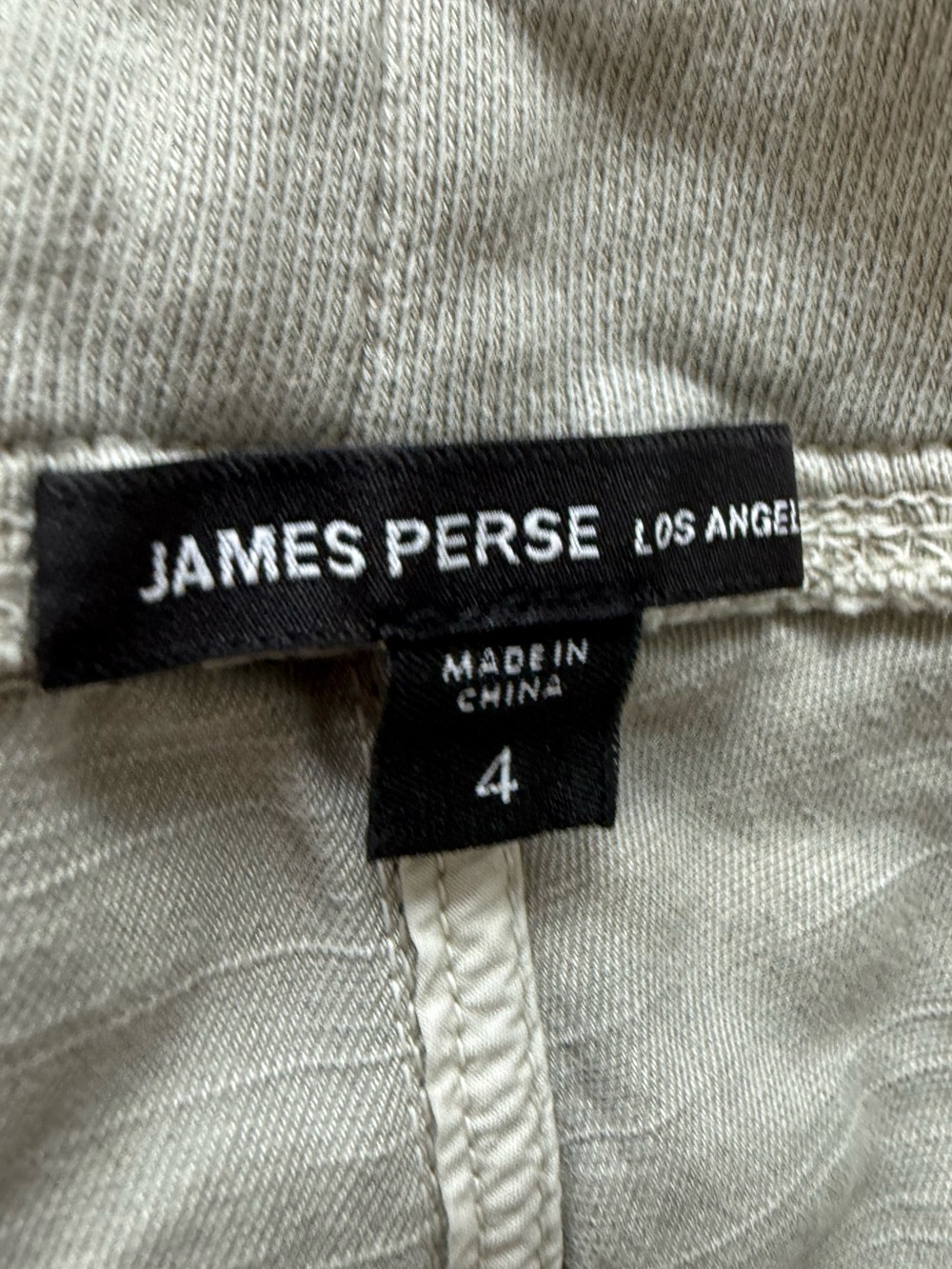 NWOT James Perse Pull On Clean Cargo Pant Salt Casual Women’s Size XL - Picture 11 of 12